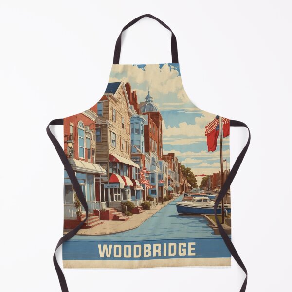 Item preview, Woodbridge New Jersey USA Vintage Travel Tourism designed and sold by TravelersGems.