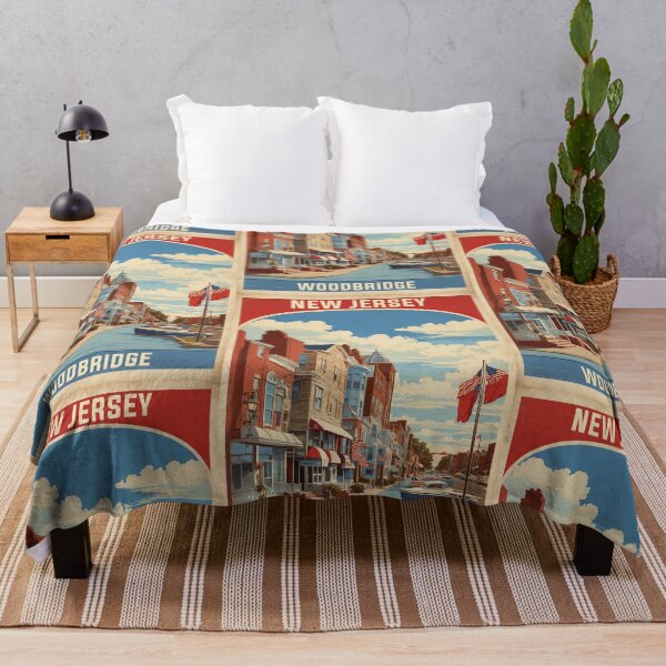 Item preview, Woodbridge New Jersey USA Vintage Travel Tourism  designed and sold by TravelersGems.