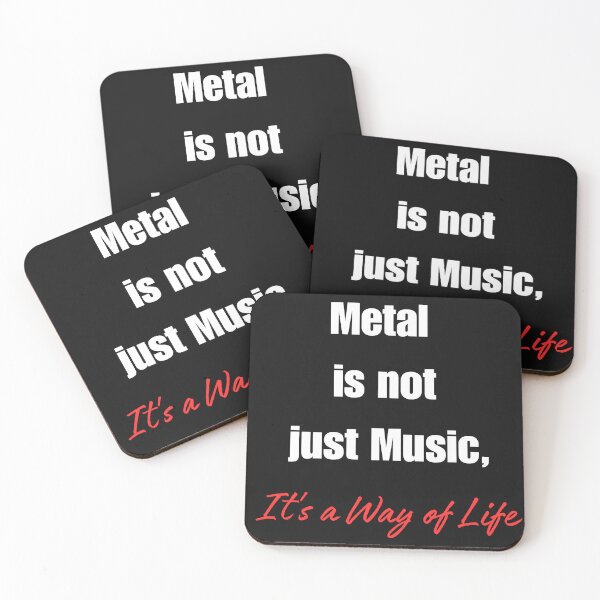Item preview, Metal is not just music, it's a way of life designed and sold by MetalRockMusic.