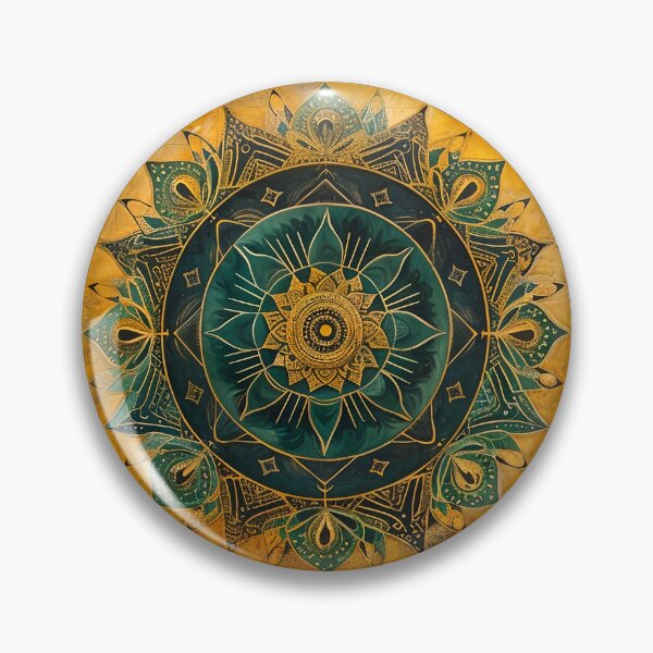Item preview, Celestial Echoes: The Mandala of Mountain Whispers, Meditative Mandala Art designed and sold by Vic Torys ☆.