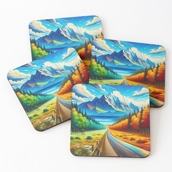 Item preview, Autumn Journey A Vibrant Path Through Seasonal Splendour designed and sold by ArtComixHaven.