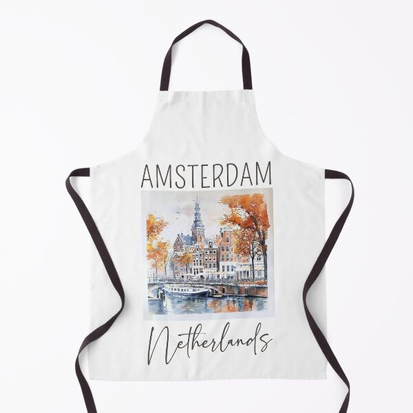 Item preview, A Watercolor Design of Amsterdam - Netherlands designed and sold by Sketch-Shack.