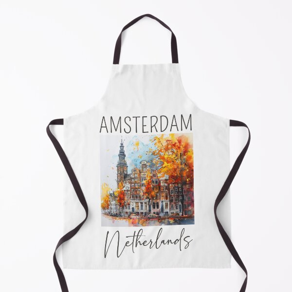 Item preview, A Watercolor Design of Amsterdam - Netherlands designed and sold by Sketch-Shack.