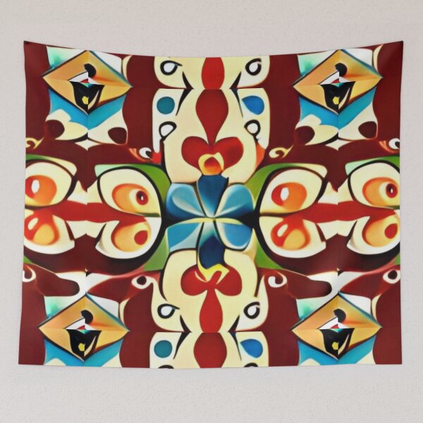 Item preview, Sacred Floral Whimsical Storybook Enchanted Carousel Castle Pattern designed and sold by Zeporas Castle.