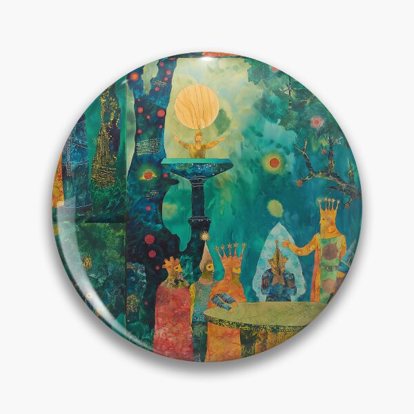 Item preview, King Arthur and the Knights of the Round Table - Outsider Art designed and sold by deepglitchart.