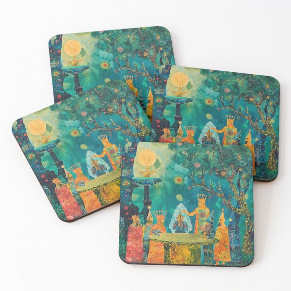 Item preview, King Arthur and the Knights of the Round Table - Outsider Art designed and sold by deepglitchart.
