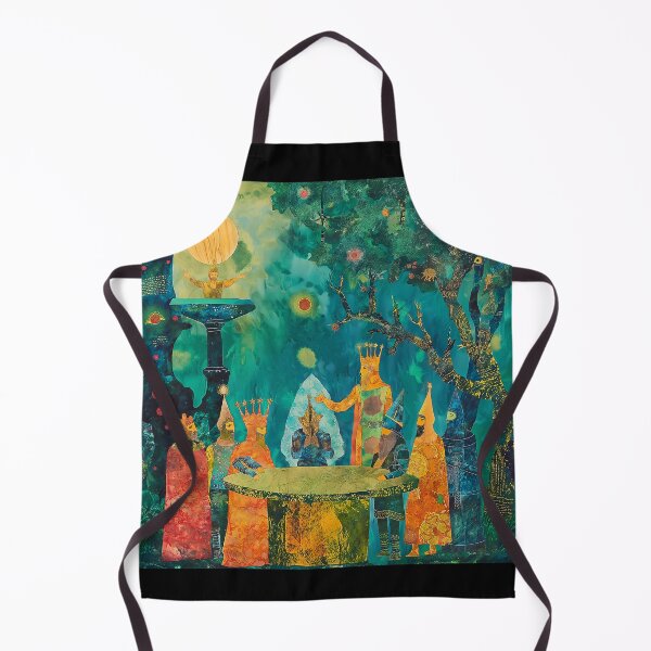 Item preview, King Arthur and the Knights of the Round Table - Outsider Art designed and sold by deepglitchart.