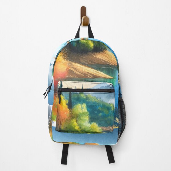 Item preview, Autumn Road Trip Journey Through Vibrant Mountain Scenery designed and sold by ArtComixHaven.