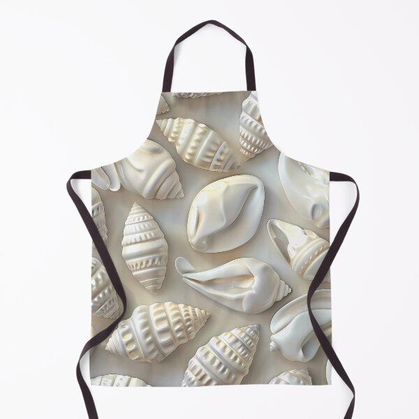 Item preview, "White Cowrie Shells Pattern" designed and sold by Art-Vortex-fr.