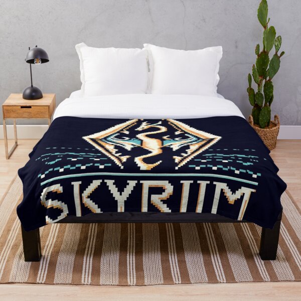 Aperçu de l'œuvre Illustration de pixel rétro Skyrim créée et vendue par Jake-Carter0.
