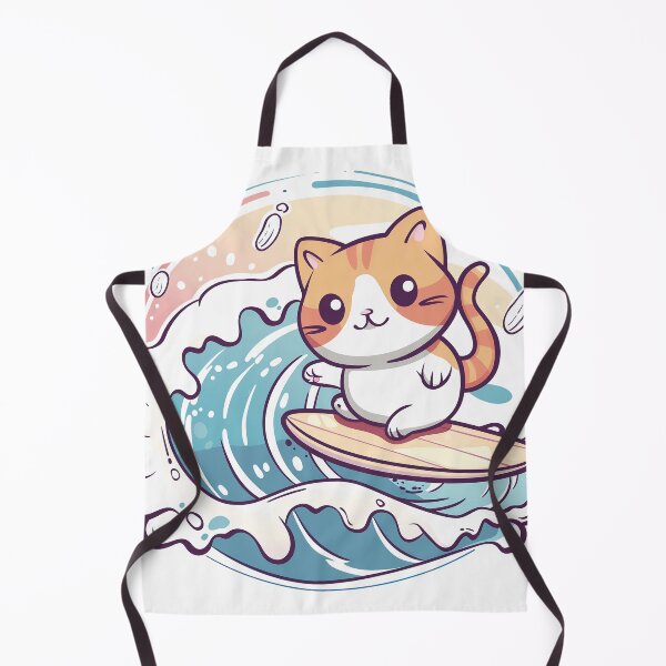 Item preview, Calico cat surfing designed and sold by itgonbebiblical.