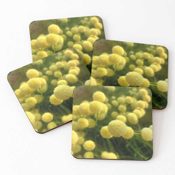 Item preview, Secret Garden Magic - Yellow Pom-Pom Flowers designed and sold by TrishAbyss.