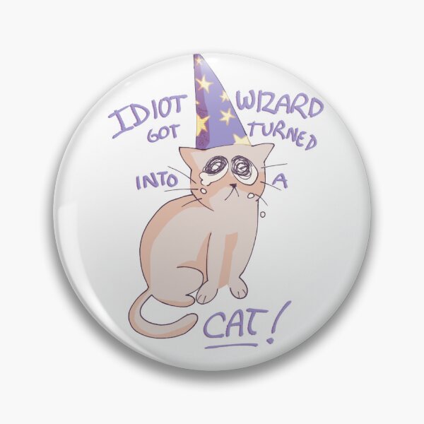 Item preview, idiot wizard cat! ? designed and sold by deiniicactus.