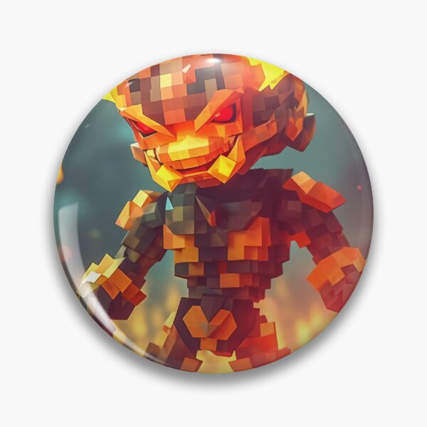 Item preview, Fire Ember Monster / Japanese Fire Spirit designed and sold by ZGigerBarker.