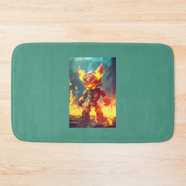 Item preview, Fire Ember Monster / Japanese Fire Spirit designed and sold by ZGigerBarker.