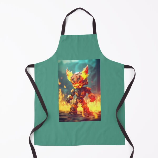 Item preview, Fire Ember Monster / Japanese Fire Spirit designed and sold by ZGigerBarker.