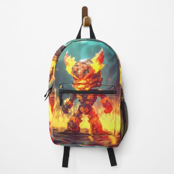 Item preview, Fire Ember Monster / Japanese Fire Spirit designed and sold by ZGigerBarker.