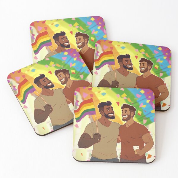 Item preview, Love Knows No Bounds: LGBT Couple designed and sold by Graph1cGlow.