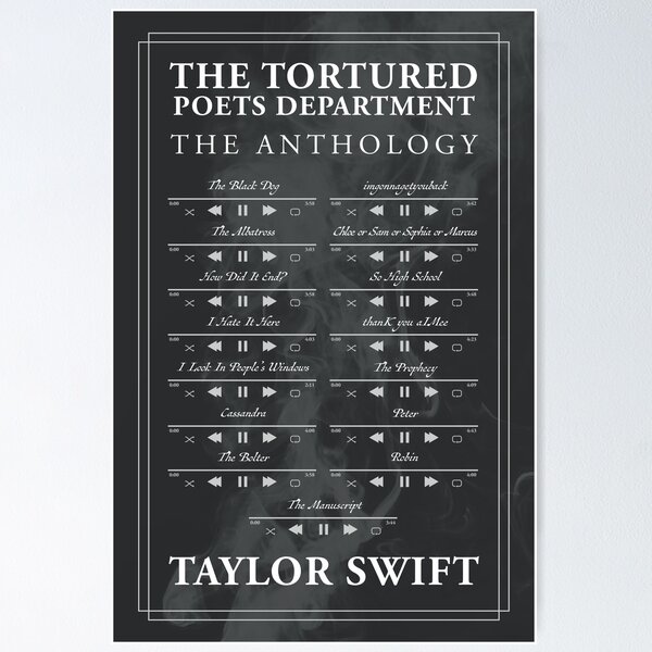 Item preview, The Tortured Poets Department Anthology Tracklist designed and sold by erinsalbums.