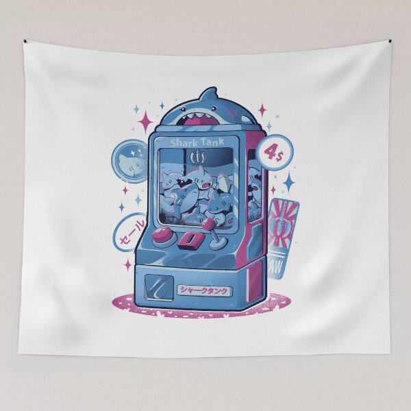 Item preview, Shark Tank - Cute Sharks Arcade Gamer Gacha Gift designed and sold by EduEly.