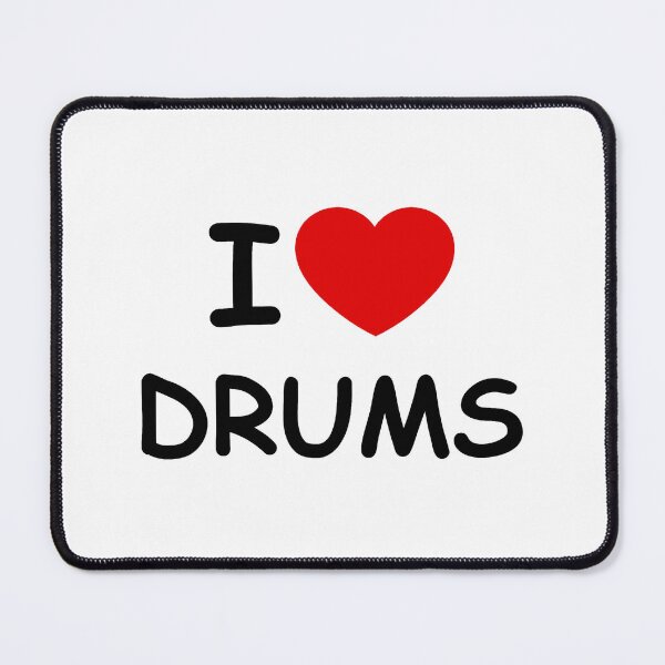 Item preview, I LOVE DRUMS designed and sold by FatGiantCat.