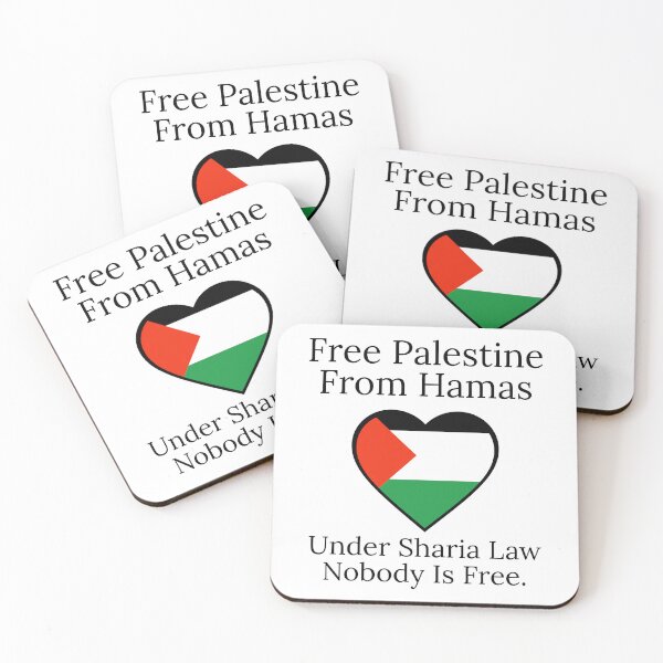 Item preview, Free Palestine, under Sharia law nobody is free designed and sold by Rachel the Artist .