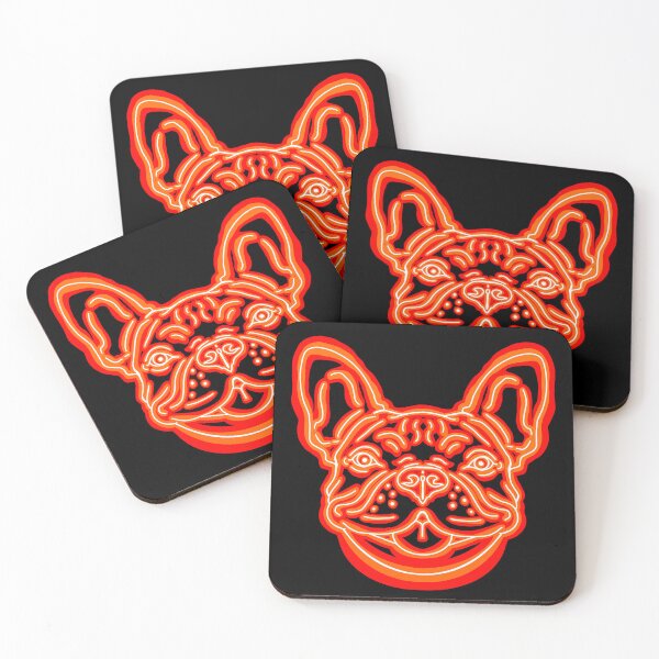 Item preview, Neon French Bulldog designed and sold by missmann.