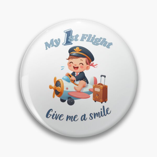 Item preview, My first flight baby girl and kids T-shirt designed and sold by coloursforkids.
