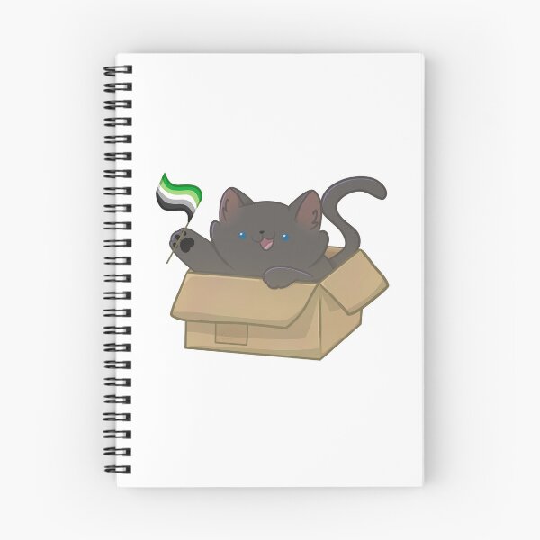 Item preview, pride grey cat - aromantic flag designed and sold by linnylooo.