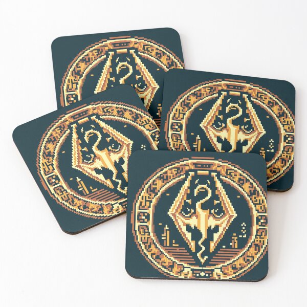 Item preview, Yellow Skyrim Pixel Art designed and sold by Jake-Carter0.