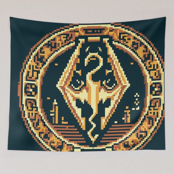 Item preview, Yellow Skyrim Pixel Art designed and sold by Jake-Carter0.