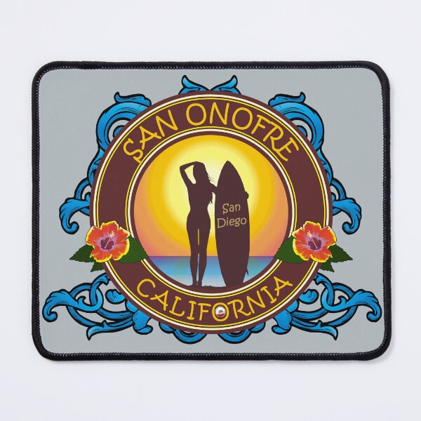 Item preview, San Onofre State Beach surfer girl designed and sold by studioss76.