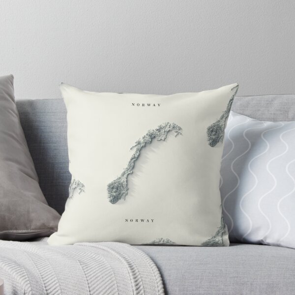 Item preview, Norway Shaded Relief 3D Map digitally-rendered designed and sold by ThinkAboutMaps.