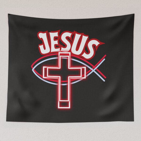 Item preview, Jesus Ichthus & Cross designed and sold by Tripp Art Studio.