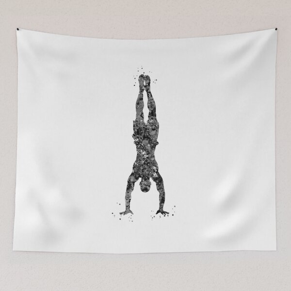 Item preview, Handstand by man designed and sold by Rosaliartbook.