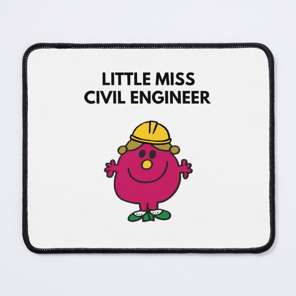 Item preview, Little Miss Civil Engineer designed and sold by MayaInStem.