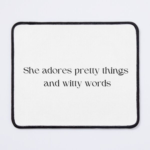 Item preview, Pretty Things & Witty Words! designed and sold by PrintEveryday.