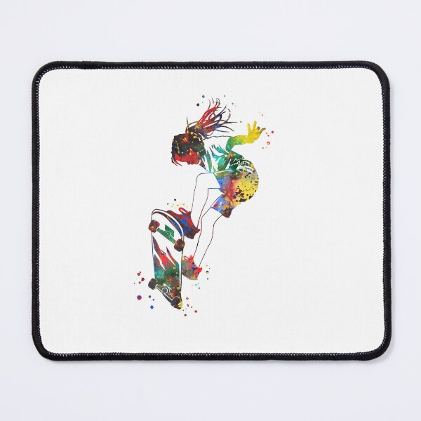 Item preview, Skateboarding Girl designed and sold by Rosaliartbook.