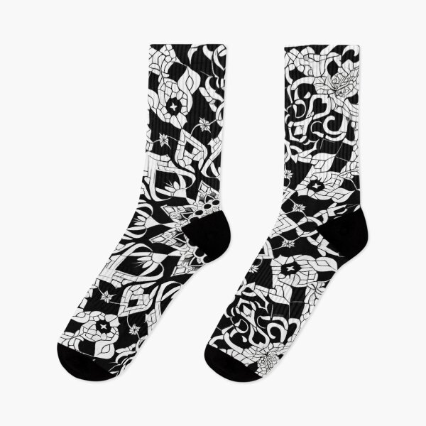 Item preview, Elegant Oriental Mosaic Pattern Black White designed and sold by cj-digital.