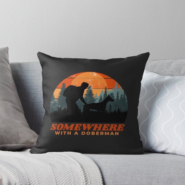 Item preview, Somewhere With My Doberman Men's Adventurous Outdoor Doberman Pinscher Gift  designed and sold by Guarddogdrive.