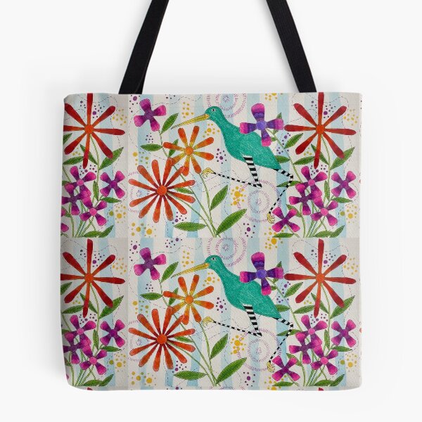 Item preview, Egret with Flowers  designed and sold by KakiDimock.