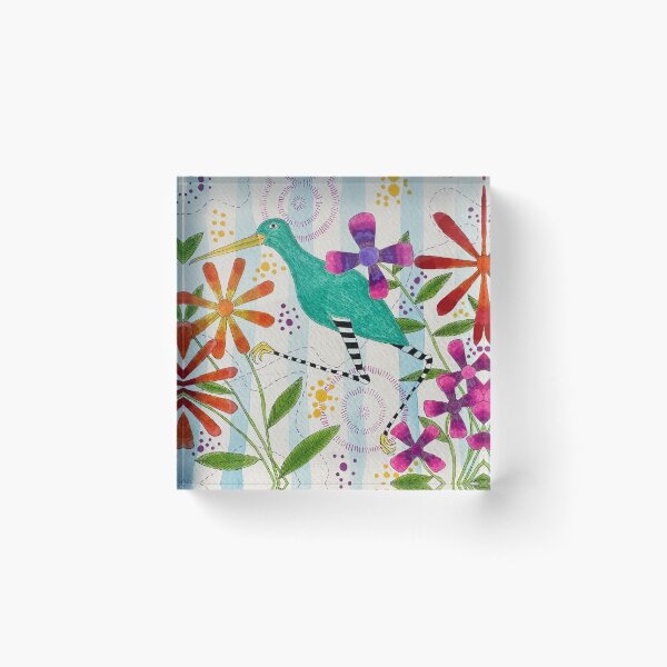 Item preview, Egret with Flowers  designed and sold by KakiDimock.