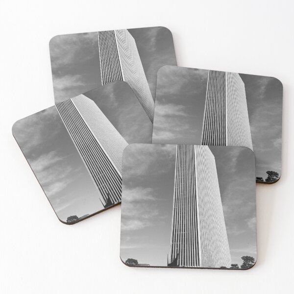 Item preview, Corning Tower in Black and White Again designed and sold by Stephanie Fay.