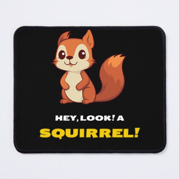 Item preview, adhd t-shirt hey look a squirrel designed and sold by Smells Like Merch Spirit.