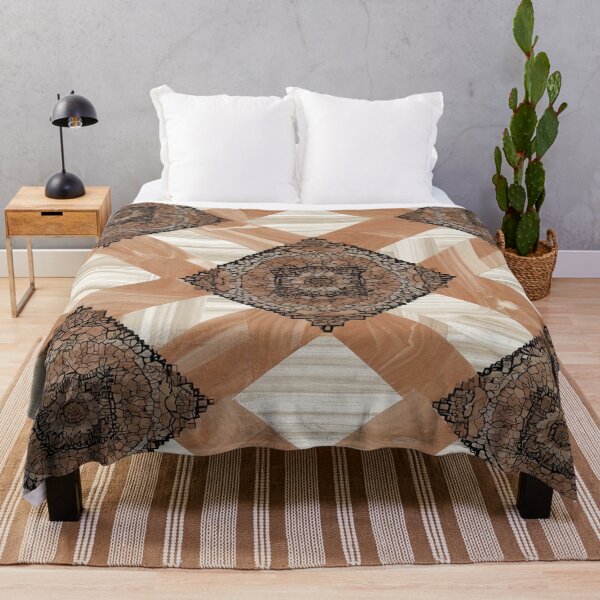 Item preview, Oriental Mosaic Pattern Natural Wood Texture designed and sold by cj-digital.