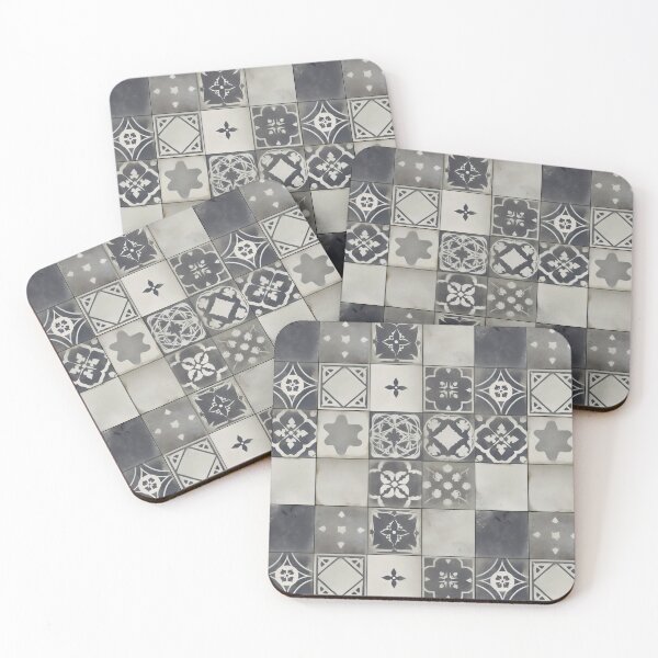 Item preview, Vintage Geometric Tile Pattern Design designed and sold by VoyteksDesigns.