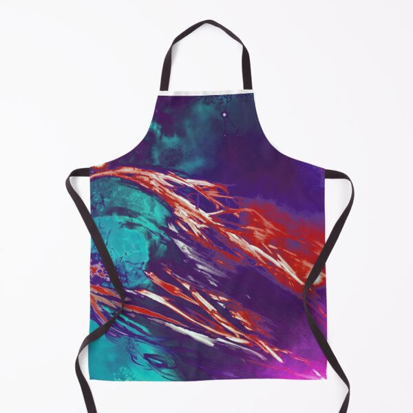 Item preview, Moon Planet Apron Star Clouds Dad Gift designed and sold by scoobydanks.