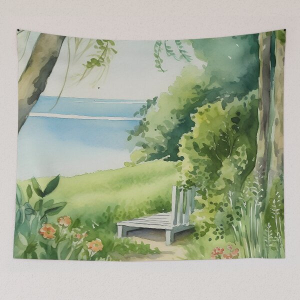 Item preview, Cottage Views Peaceful Retreat designed and sold by StephanieLZ.