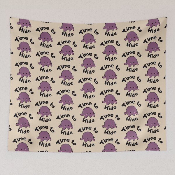 Item preview, Time to Hide Chibi Octopus (Sand) designed and sold by BLAAAAASK.