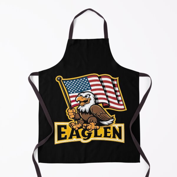 Item preview, Bold American Eagle with Flag designed and sold by Serbin.
